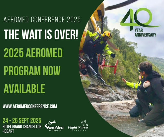 Aeromed Conference 2025 program now available